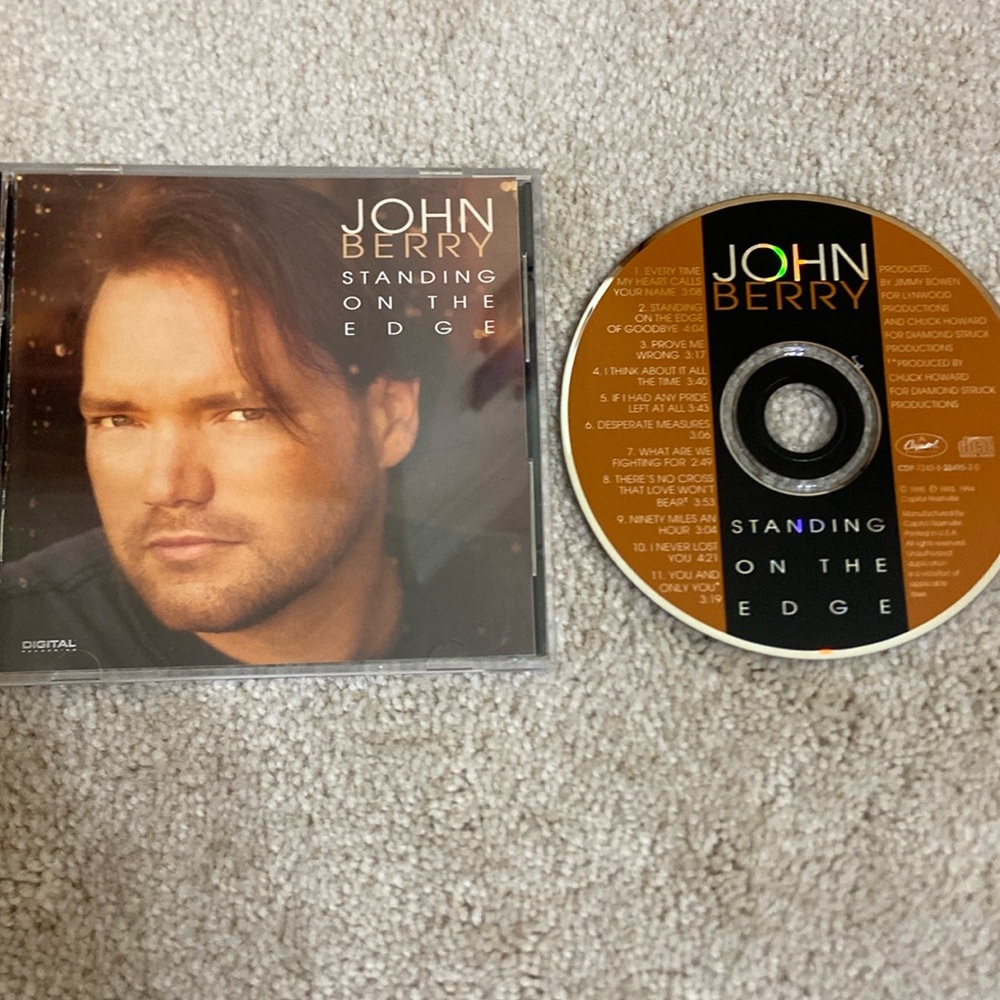🔥5 for $5🔥 John Berry Standing on the Edge CD